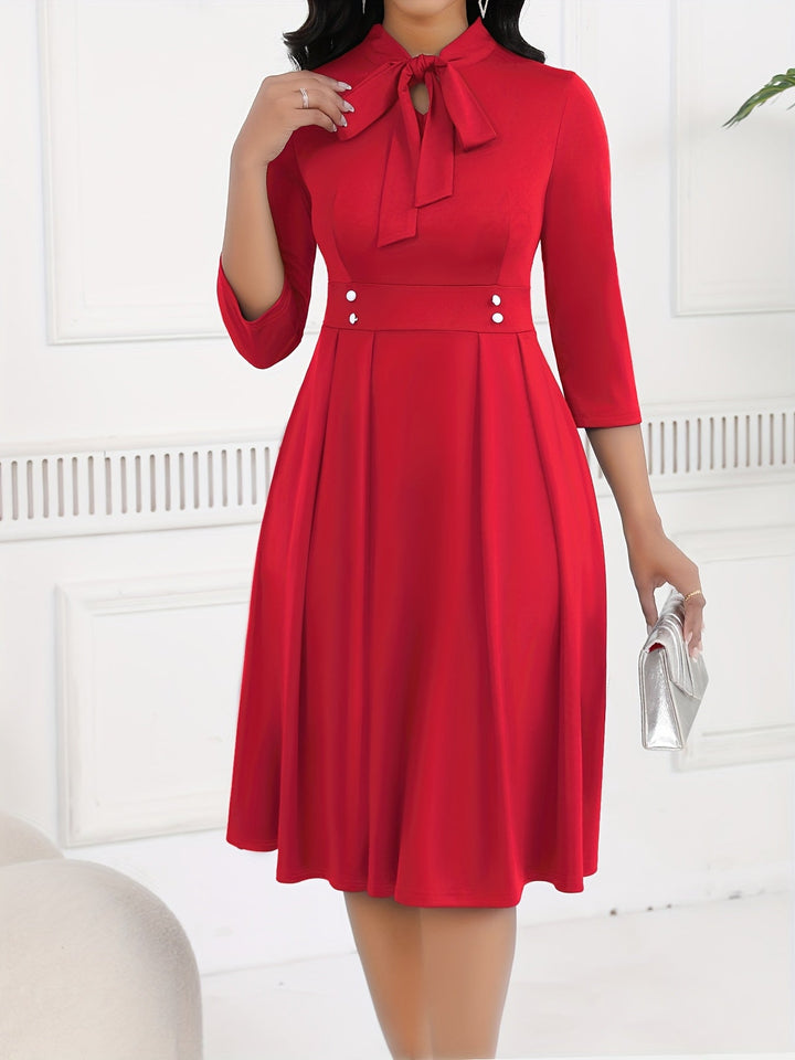 OLIVIA NARUVAHENGEN MIDI DRESS