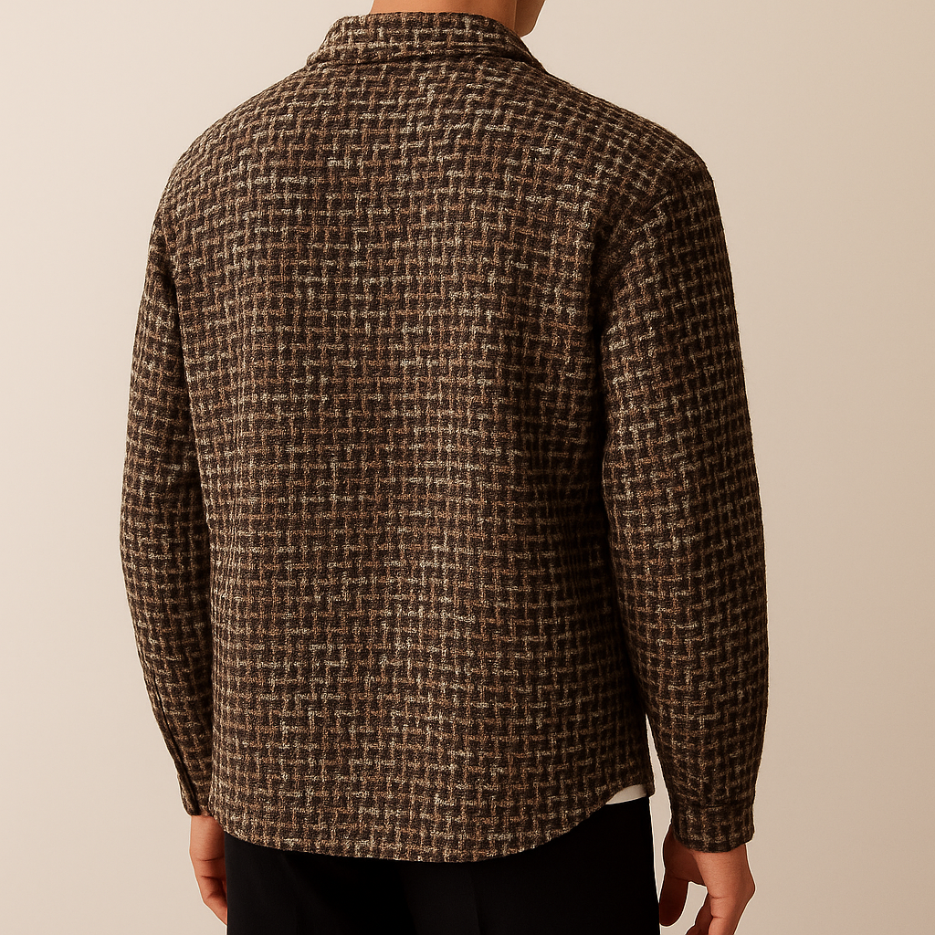 Alex | Houndstooth Tweed Jacket