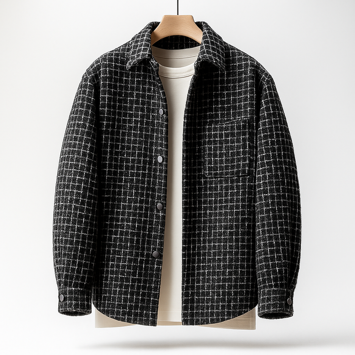 Alex | Houndstooth Tweed Jacket