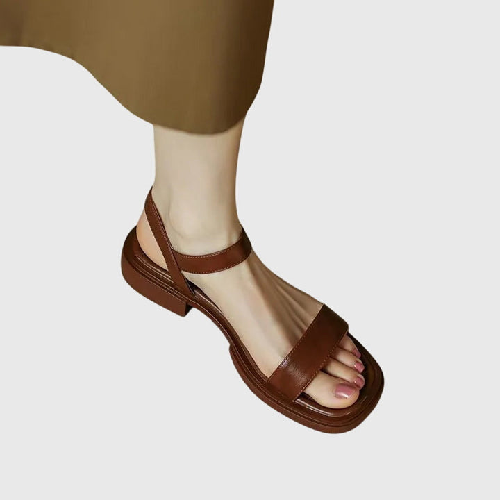 Celestia™ | Ortopediset Nahkasandaalit" can be rewritten as "Celestia™ | Leather Orthopedic Sandals.