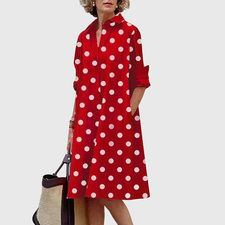 Paige™ - Elegantti Mekko Taskuilla