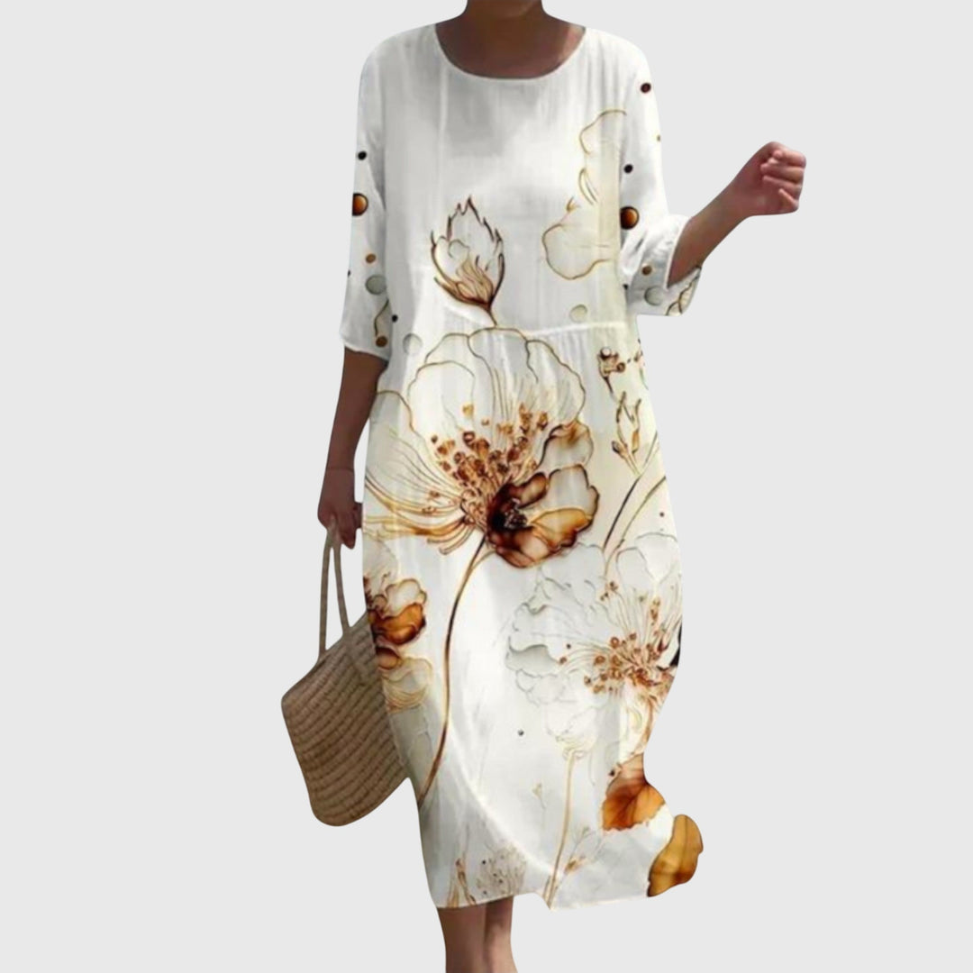 Hayley™ | Elegant Floral Maxi Dress