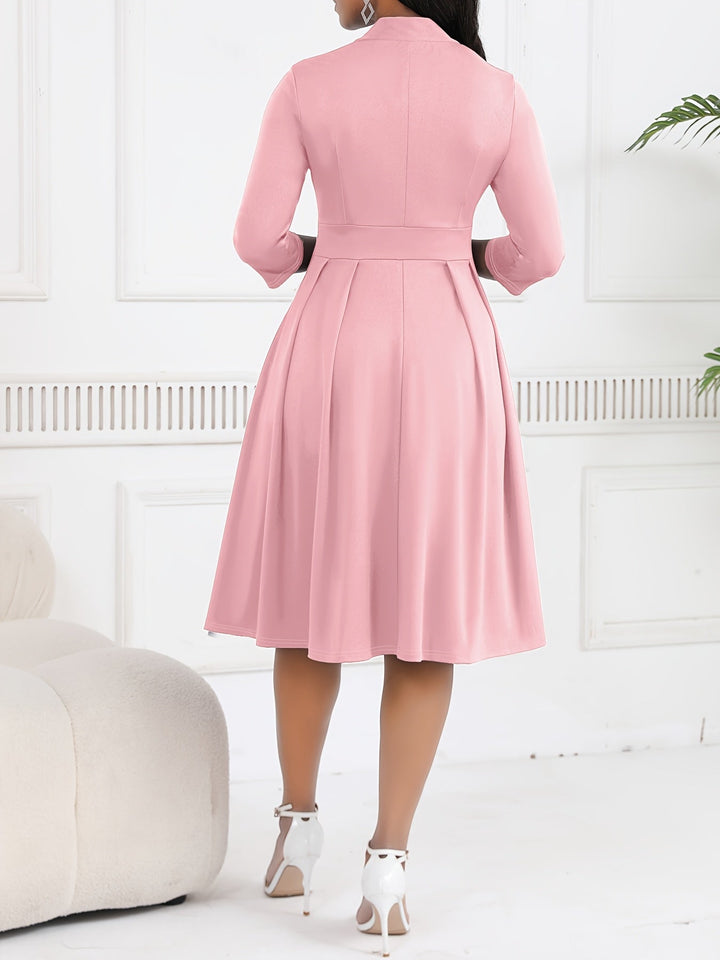 OLIVIA NARUVAHENGEN MIDI DRESS