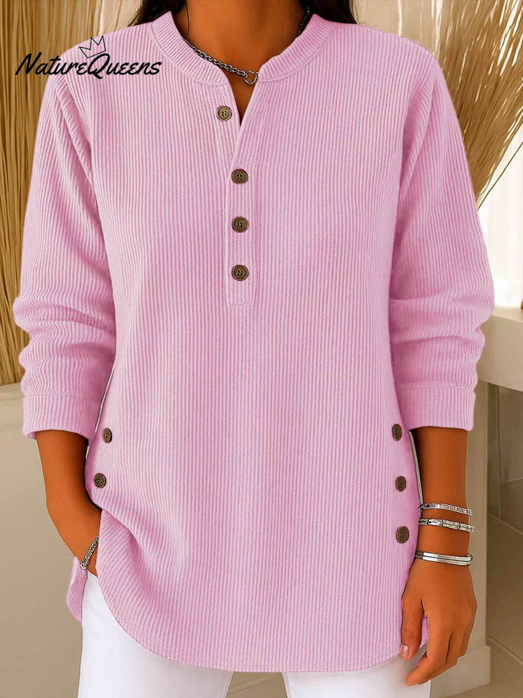 Women's solid colour sweater