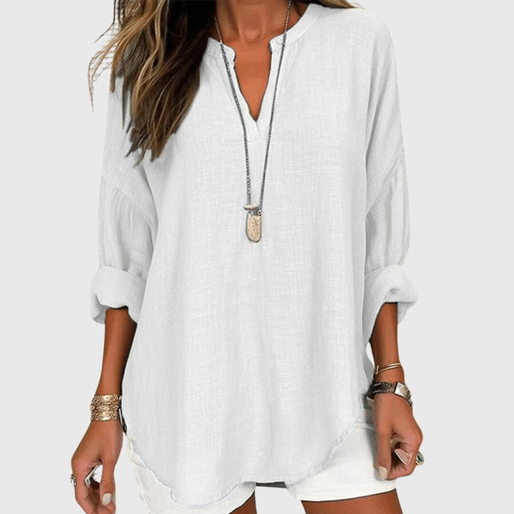 Lenara™ | Elegant Flowing Beach Shirt