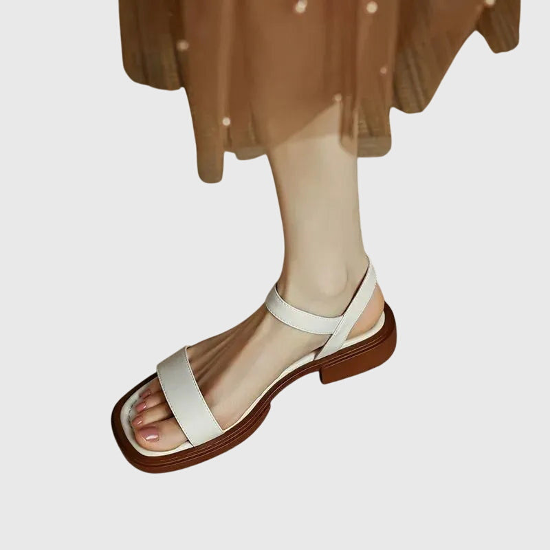 Celestia™ | Ortopediset Nahkasandaalit" can be rewritten as "Celestia™ | Leather Orthopedic Sandals.