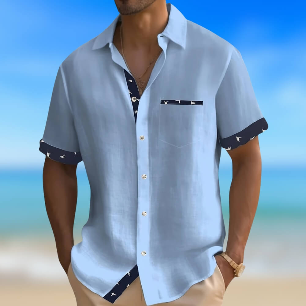 Heiko™ | Rentoa lyhythihaista miesten vapaa-ajan paitaa