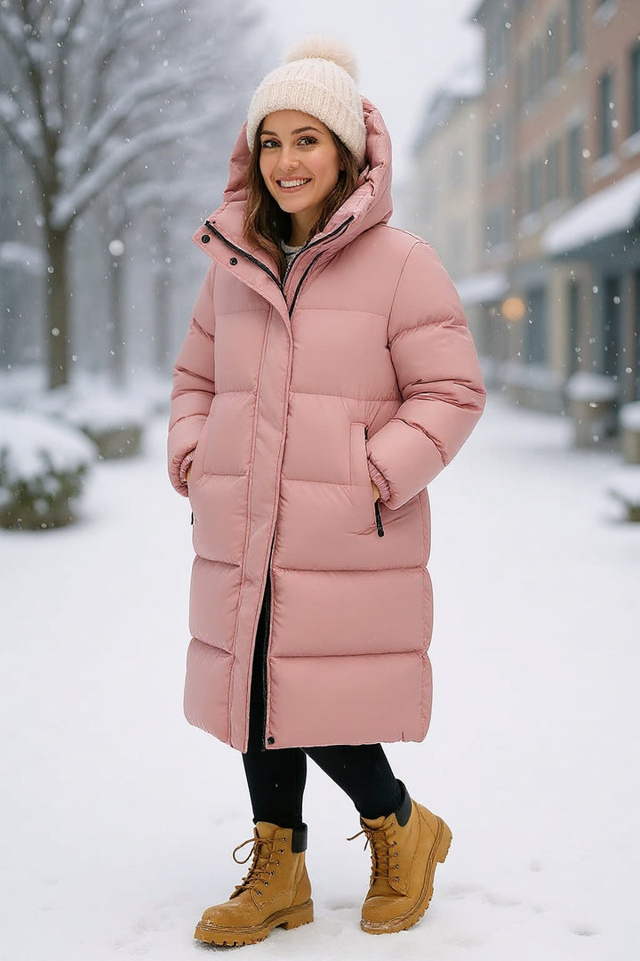 Isa- Long Quilted Puffer Jacket