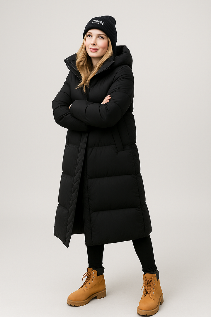 Isa- Long Quilted Puffer Jacket
