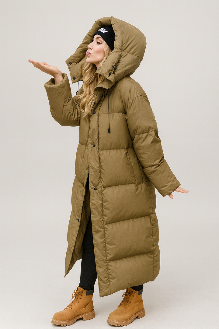 Isa- Long Quilted Puffer Jacket