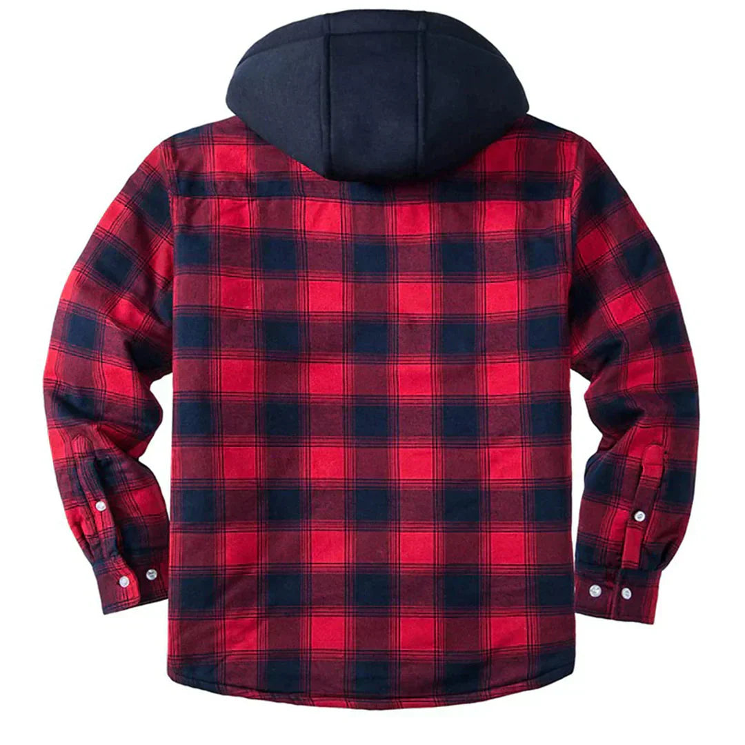 Joel | Checked Hoodie Jacket