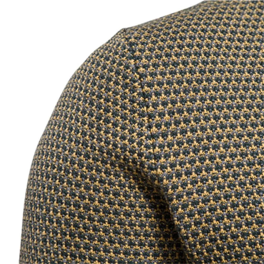 Vincent | Men's Sweater with Diamond Pattern