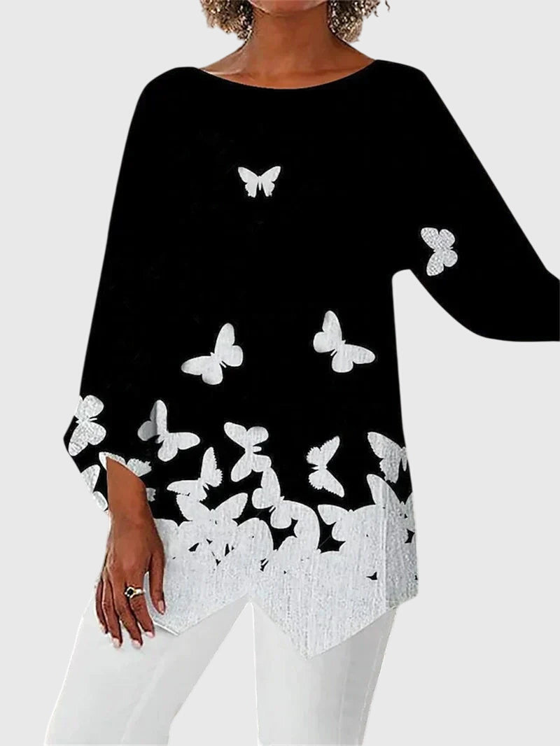 Alayah™ | Elegant Round Neck Top