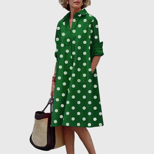 Paige™ - Elegantti Mekko Taskuilla