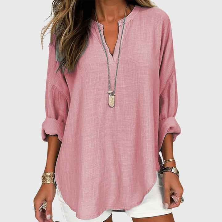 Lenara™ | Elegant Flowing Beach Shirt