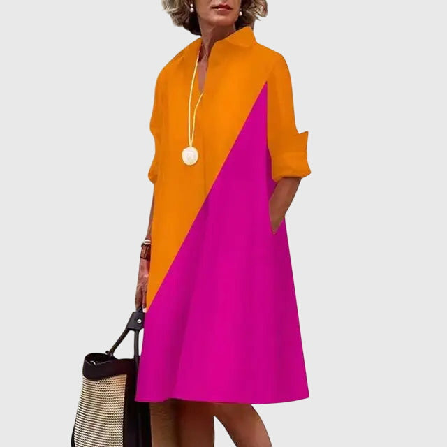 Paige™ - Elegantti Mekko Taskuilla