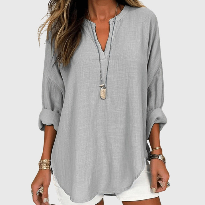 Lenara™ | Elegant Flowing Beach Shirt